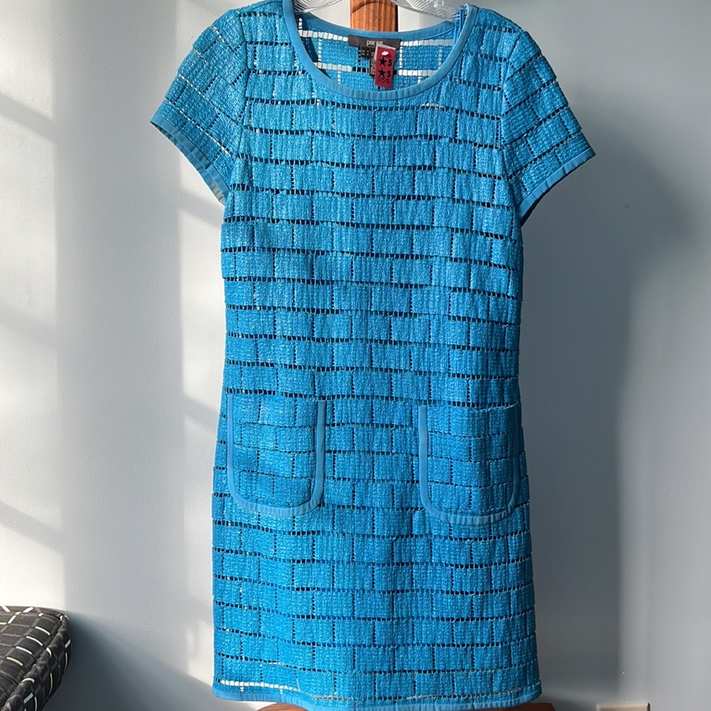 Per Se by Carlisle sky blue dress size 4